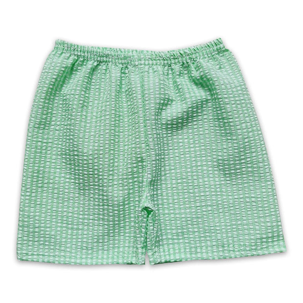 Red and Green Seersucker Set