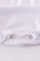 White Starfish Embroidery Smocked Bubble