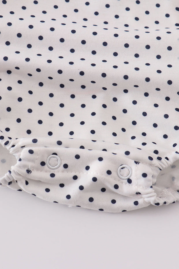 Red Cake Dot Ruffle Bubble