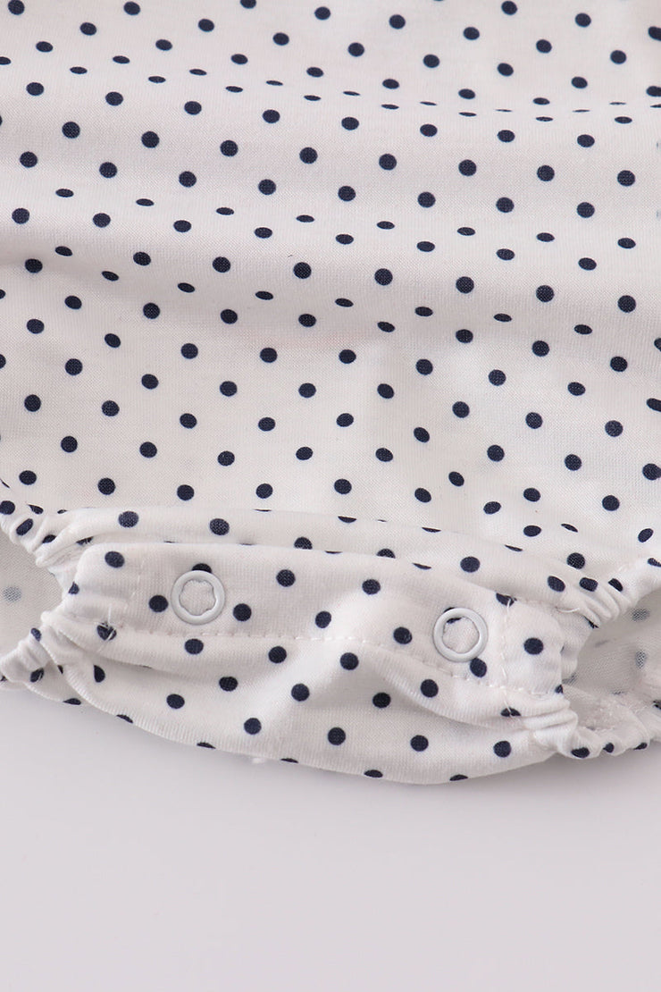 Red Cake Dot Ruffle Bubble