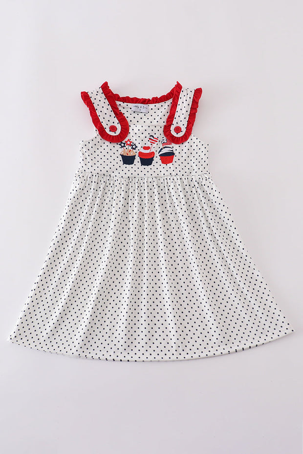 Red Cake Dot Dress