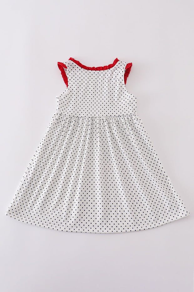 Red Cake Dot Dress