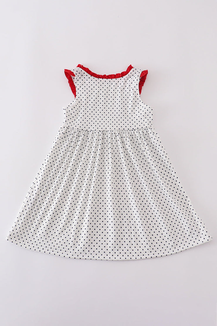 Red Cake Dot Dress
