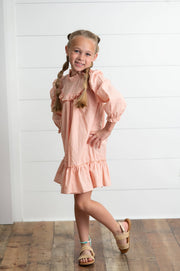 Annie Blush Ruffle Dress