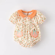 Pumpkin Rose Romper