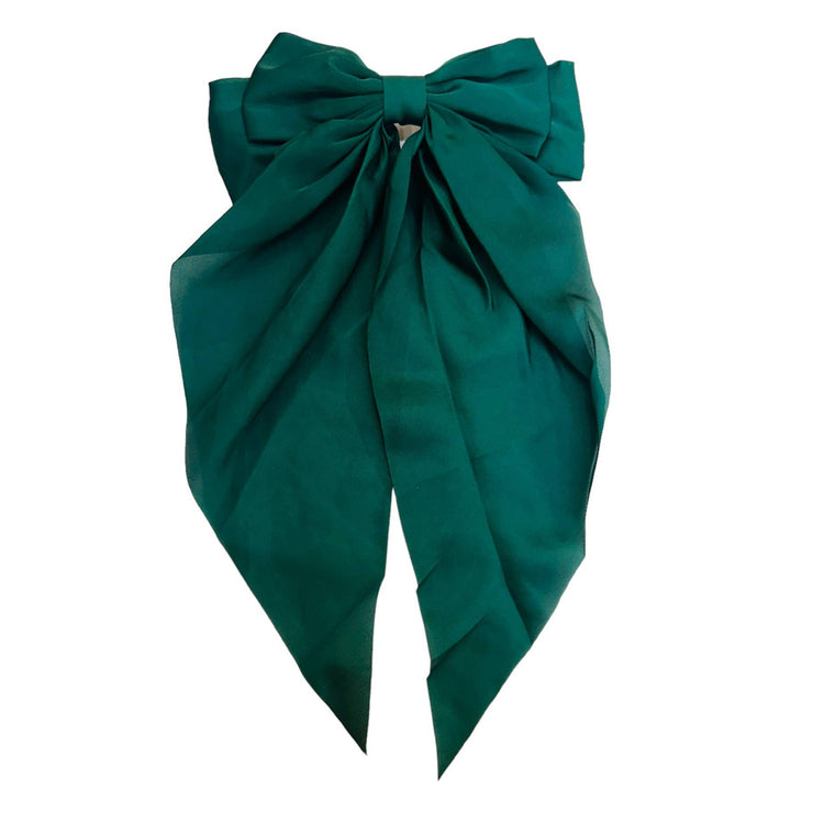 Satin Game Day Hair Bows