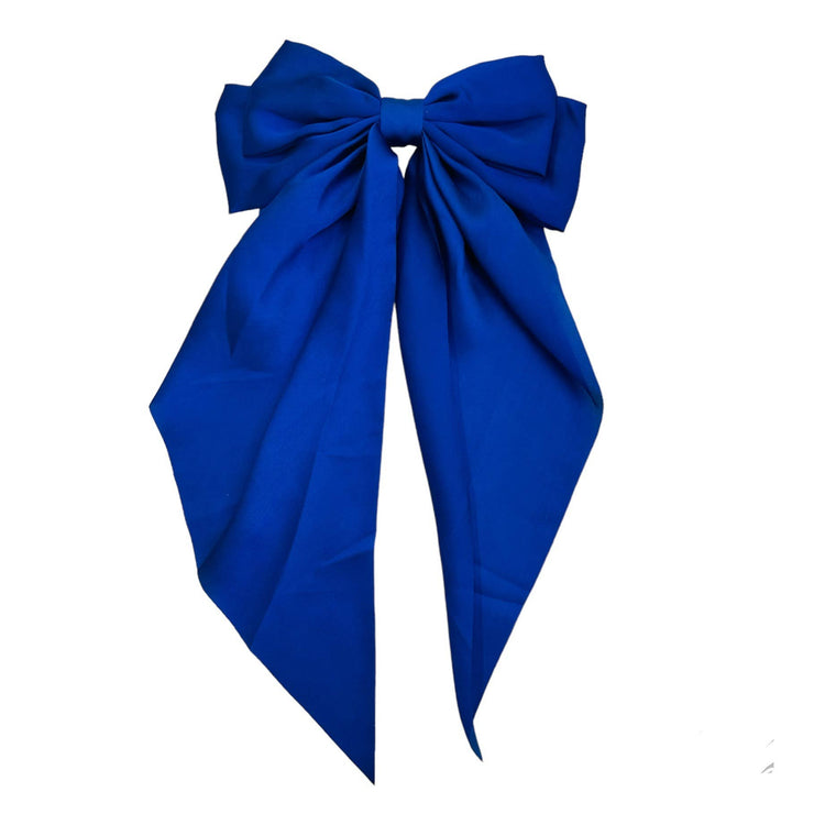 Satin Game Day Hair Bows