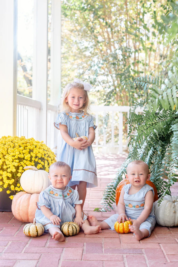Autumn Bloom Bishop Dress