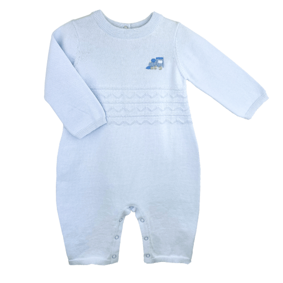 Little Engineer Knit Train Longall