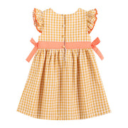 Autumn Pumpkin Bow Dress