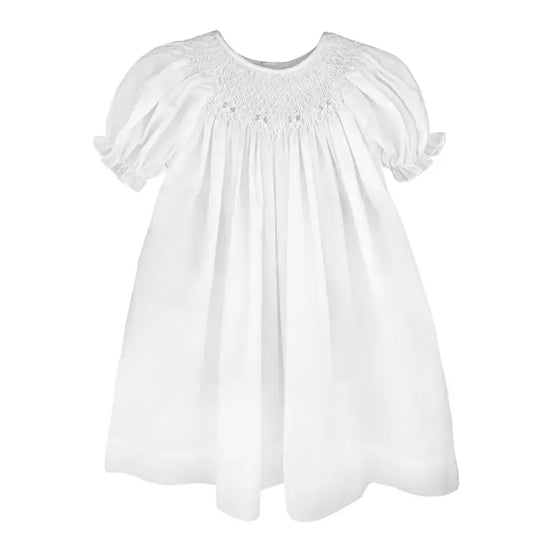 Smocked Daygown with Raglan Embroidery