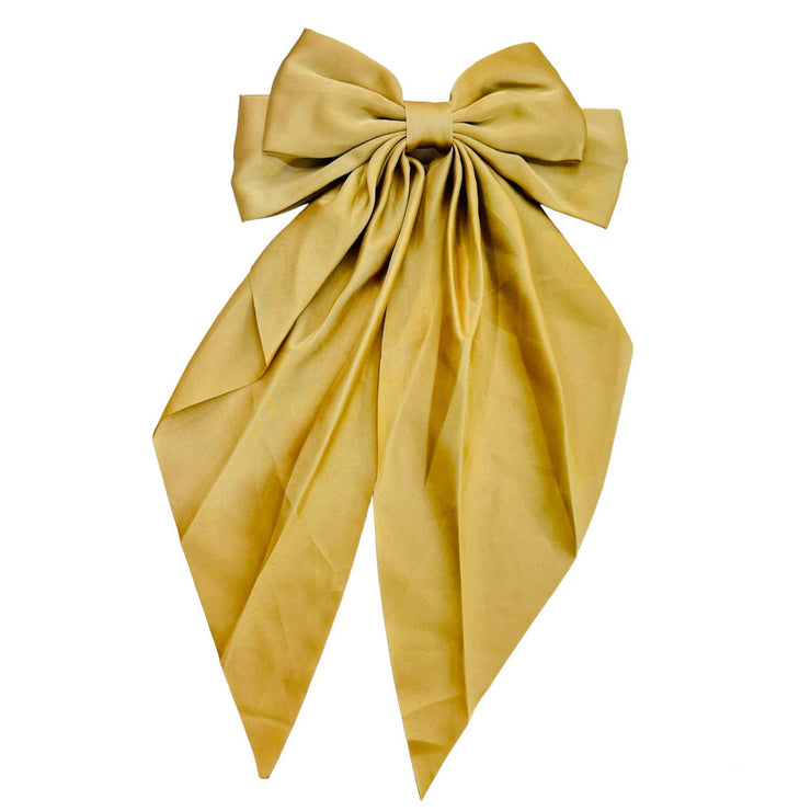 Satin Game Day Hair Bows