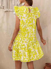 Lemon Zest Ruffle Dress
