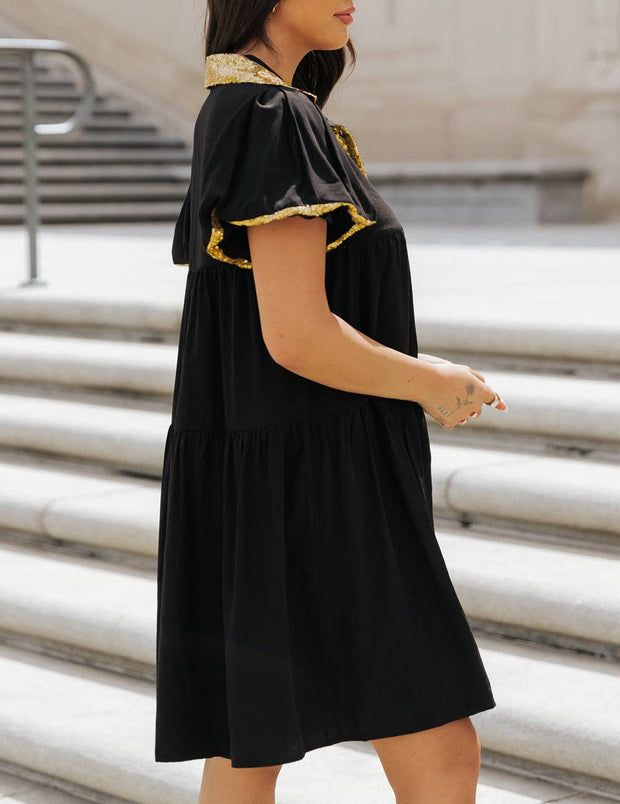 Gold Rush Saints Gameday Dress