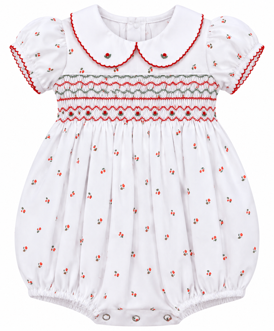Berry Smocked Bubble