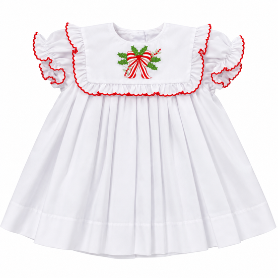 Christmas Ribbon Short Dress