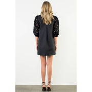“Eden” Eyelet Detail Short Sleeve Dress