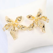 Millburn CZ Flower Earrings – Gold