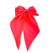 Satin Game Day Hair Bows