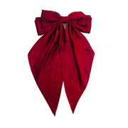 Satin Game Day Hair Bows