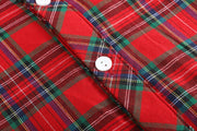 Classic Red Plaid Button-Up Shirt
