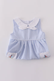 Premium Blue Sailboat Dress