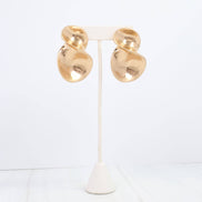 Twisted Drop Earrings – Gold