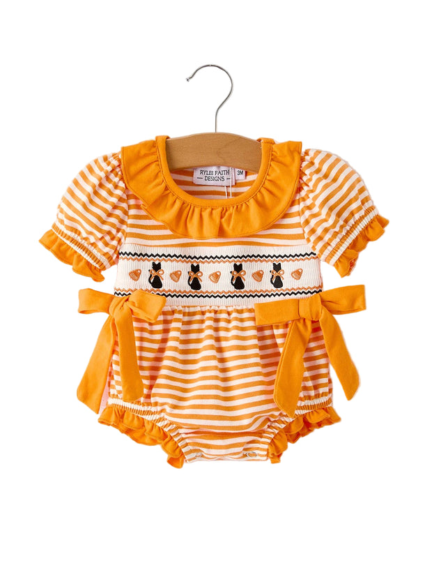 Spooky Stripes Romper