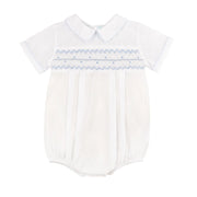 Seaside Breeze Smocked Romper