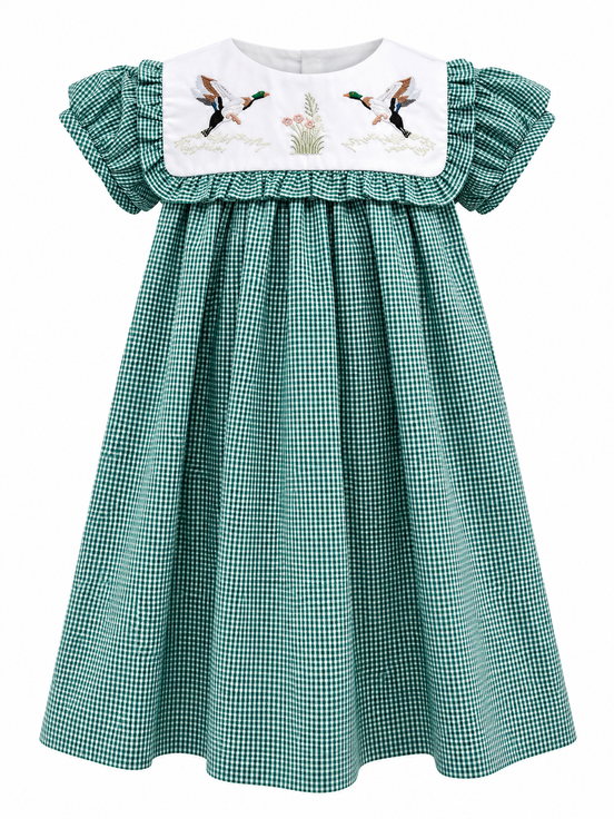 Water Fowl Bishop Dress