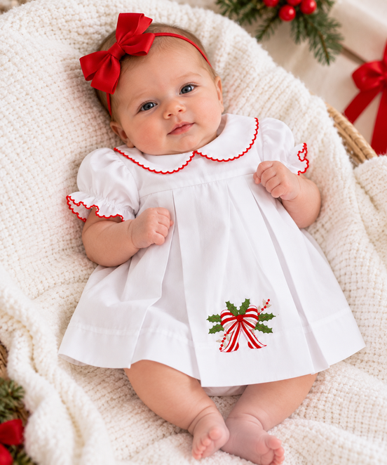 Christmas Ribbon Sac