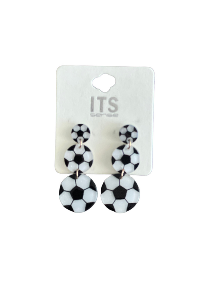 Soccer Ball Earrings