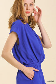 Cobalt Chic Romper