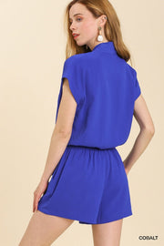 Cobalt Chic Romper