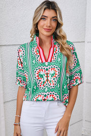 Santorini Mosaic Blouse