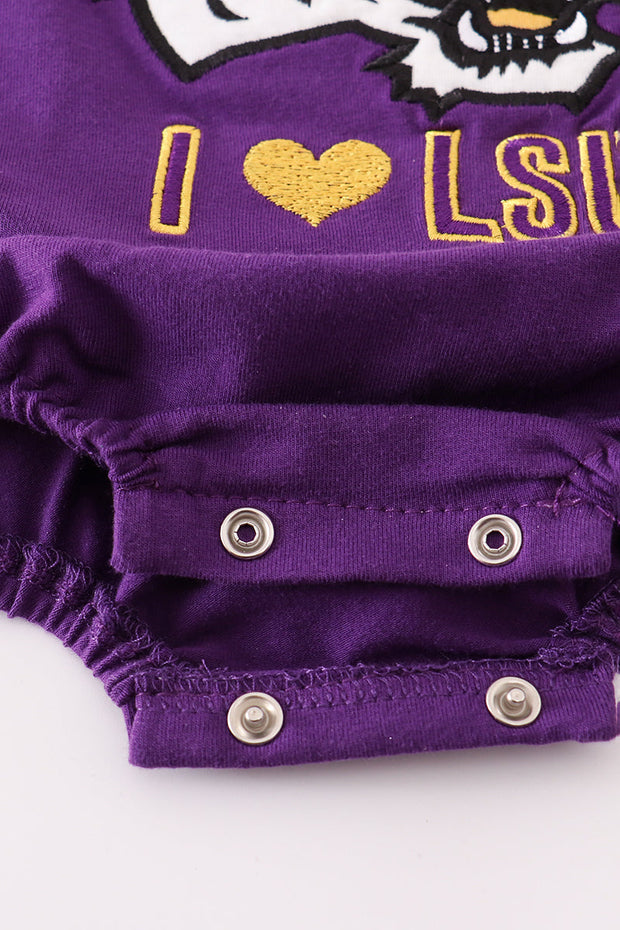 Baby LSU Geaux Romper