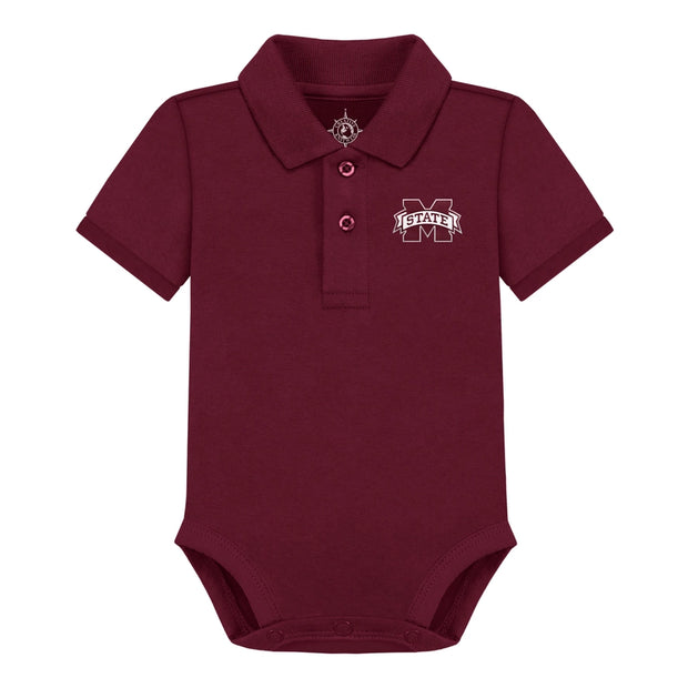 Mississippi State Polo Romper