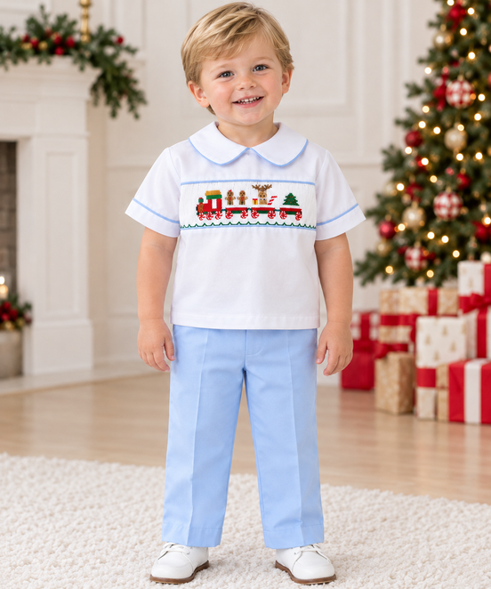 Christmas Train Pant Set