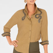 Beaded Snake Shirt