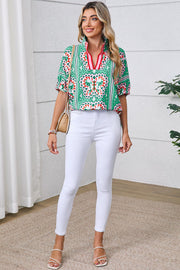 Santorini Mosaic Blouse