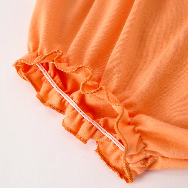 Pumpkin Rose Dress & Bloomers