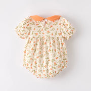 Pumpkin Rose Romper