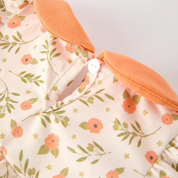 Pumpkin Rose Romper