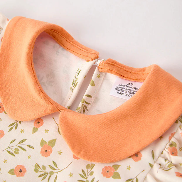 Pumpkin Rose Legging Set