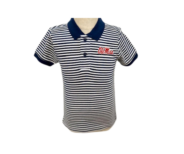 Rebel Stripes Polo – Ole Miss Edition