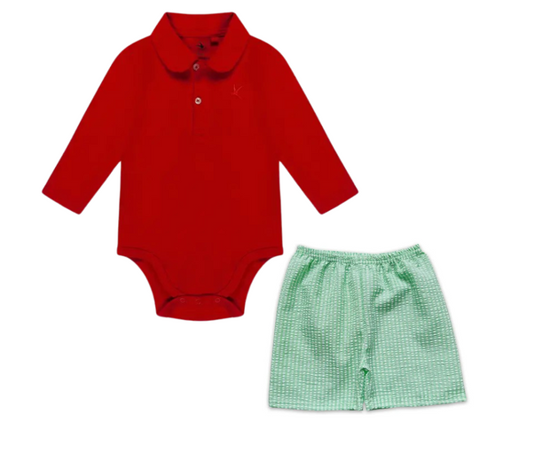 Red Rover Baby Set