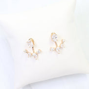 Mae CZ Ear Jacket Earrings – Gold