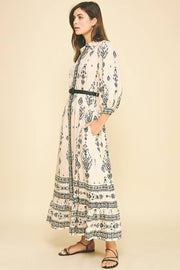 Caroline Tiered Shirt Dress