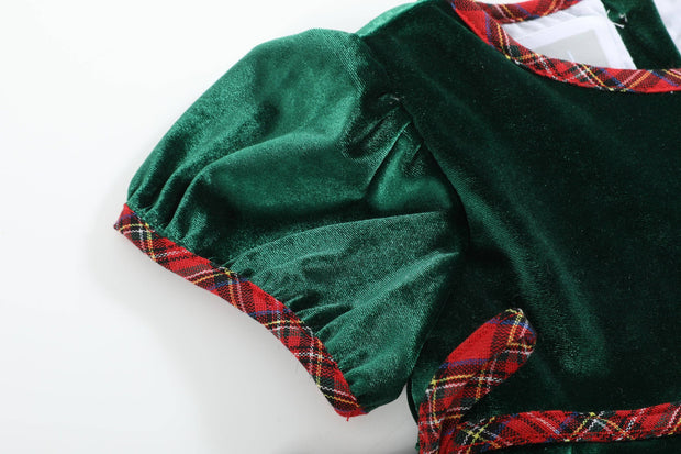 Emerald Tartan Holiday Dress