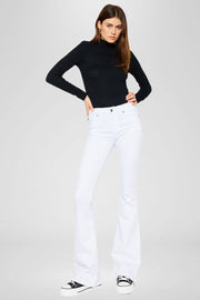 Kan Can White Flare Jeans